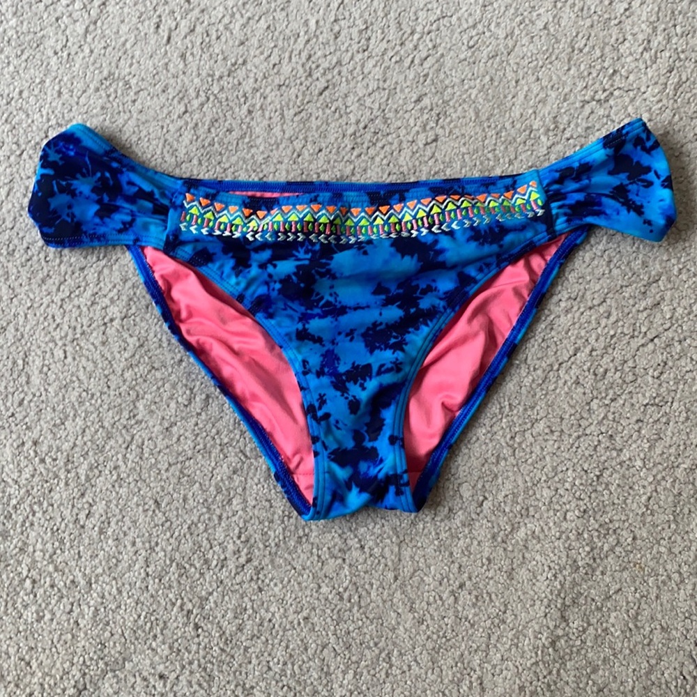 PINK tie dye Bikini Bottoms